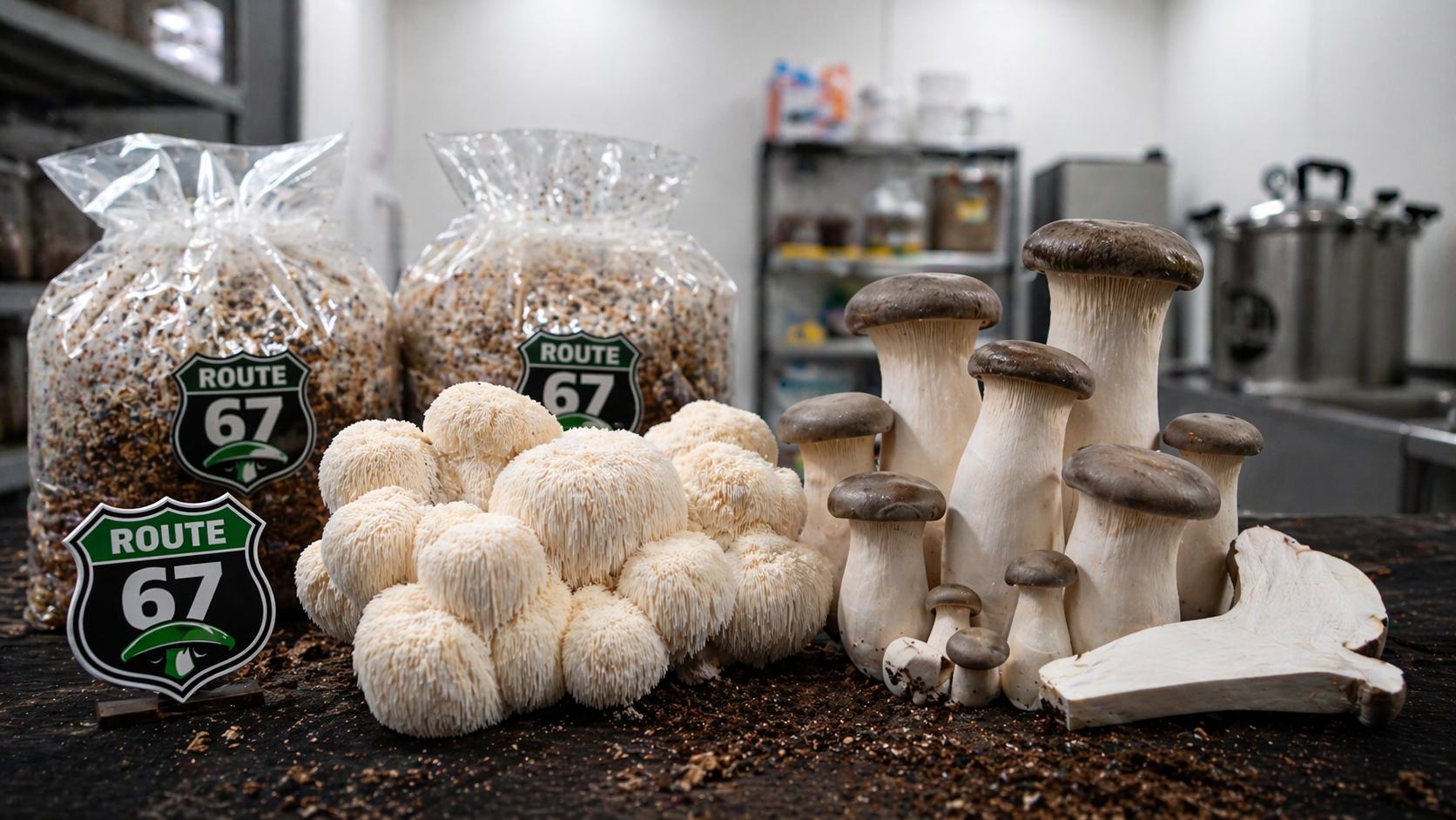 Lion’s Mane mushrooms